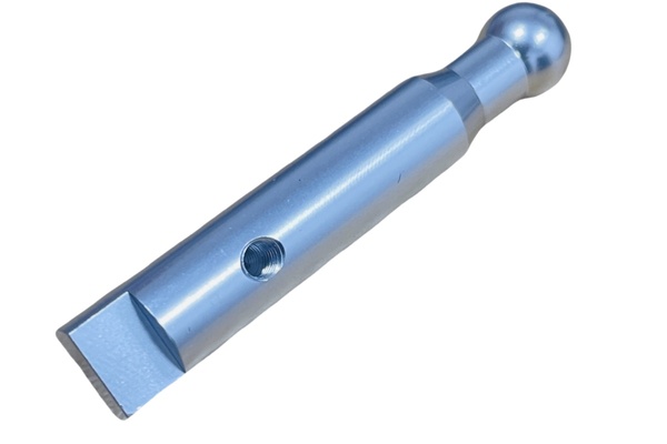 Rudder axis of rotation