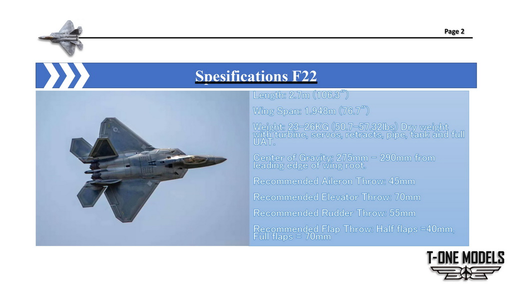 F-22 - Jiangxi T-one UAV Technology